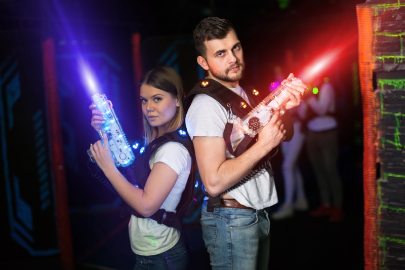 Voucher na grę w laserowy paintball
