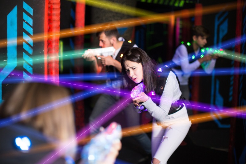 Voucher na pakiet wejść na laserowy paintball