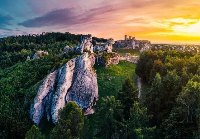 Lot Motolotnią nad Zamkami