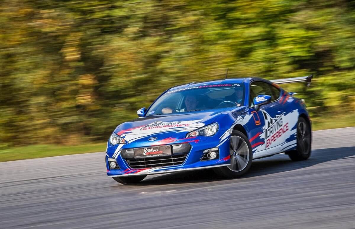 Drifting Subaru BRZ
